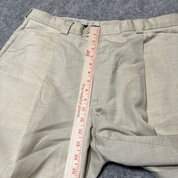 Men's Cream Cargo Pants - Picture 4 of 8